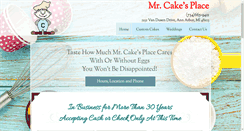 Desktop Screenshot of mrcakesplace.com